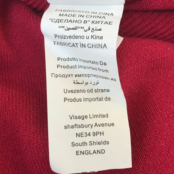 PIAZZA ITALIA Women's Cranberry Sweater - Picture 5 of 5